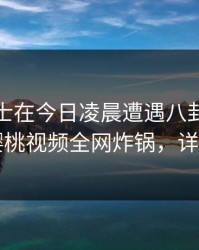 业内人士在今日凌晨遭遇八卦真相大白，樱桃视频全网炸锅，详情揭秘